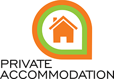 Private Accommodation, Estate Agency Logo